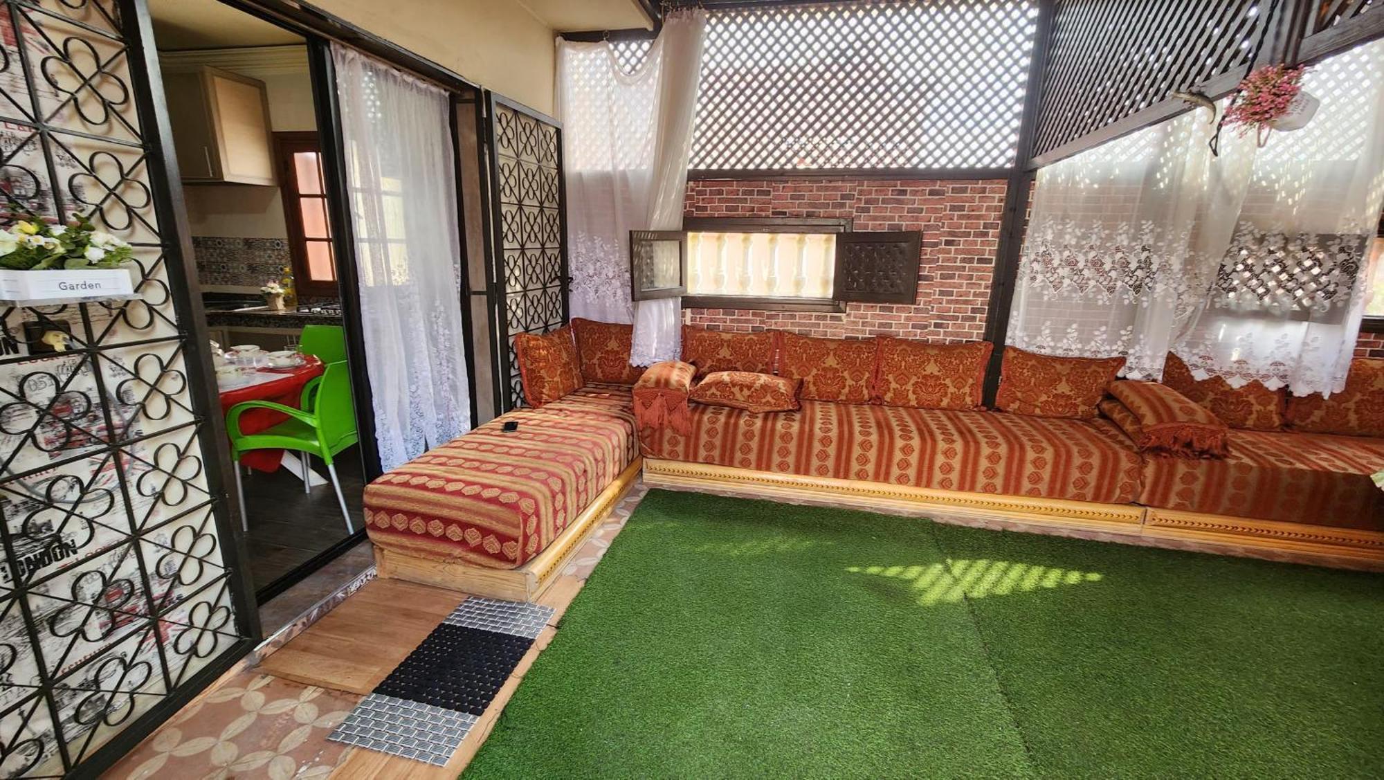 Appartement Riad 5Min A Pied De L'Aeroport مراكش المظهر الخارجي الصورة