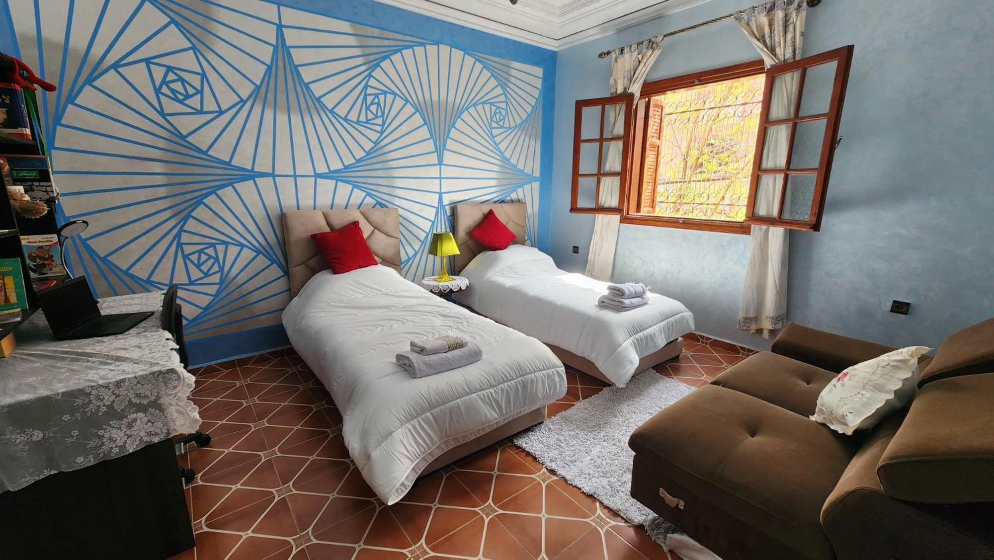 Appartement Riad 5Min A Pied De L'Aeroport مراكش المظهر الخارجي الصورة