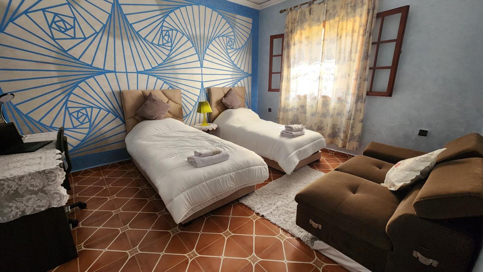 Appartement Riad 5Min A Pied De L'Aeroport مراكش المظهر الخارجي الصورة